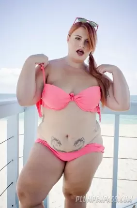 Images 15 - Секси толстушка медленно снимает купальник 