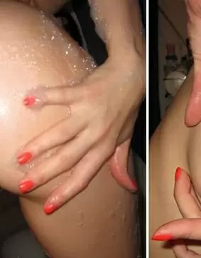 Images 9 - Секси мамашка нежится в постели и принимает ванну 